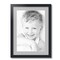 ArtToFrames 17x23" Matted Picture Frame with 13x19" Single Mat Photo Opening Framed in 1.25" Black and 2" Mat (FWM-3926-17x23)